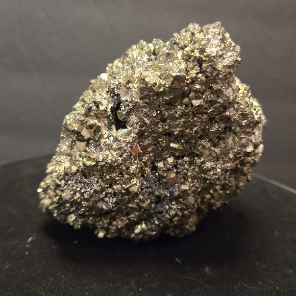 Raw Pyrite Cluster 3.75" Peru Pyrite Crystal Cubes In Matrix 512.5g SEE VIDEO - Picture 11 of 17
